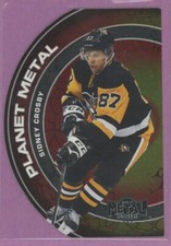 2016 16-17 FLEER SHOWCASE UNIVERSO PLANETA METAL PINGUINS SIDNEY CROSBY #PM15, usado comprar usado  Enviando para Brazil