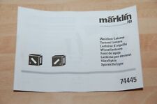 Märklin riginal beschreibung gebraucht kaufen  Oelde