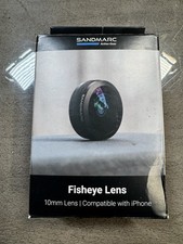 Lente Sandmarc olho de peixe para smartphones lente de 10 mm compatível com iPhone, usado comprar usado  Enviando para Brazil