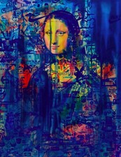 Motiv mona lisa gebraucht kaufen  München