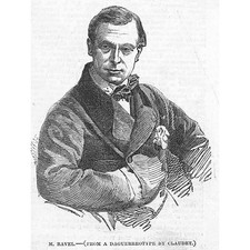 Ator francês Pierre Alfred Ravel - Estampa antiga 1853 comprar usado  Enviando para Brazil