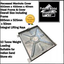 Steel recessed manhole for sale  SALTASH