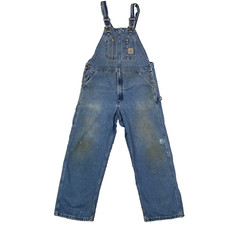 Carhartt blue denim for sale  NOTTINGHAM