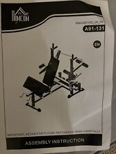 Homcom uka911750341 bench for sale  MANCHESTER