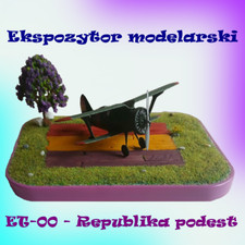 Diorama,Podstawka, ekspozytor modelarski 00- Republika Hiszpanii 36-39 na sprzedaż  PL