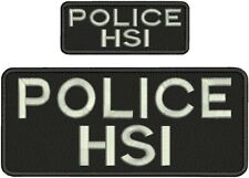 Police hsi embroidery for sale  Compton