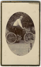 Foto Cdv Tarjeta De Visita Vélocipède Bicicleta Bike 1890/1900 comprar usado  Enviando para Brazil