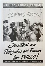 1945 Philco rádios refrigeradores anúncio antigo em breve comprar usado  Enviando para Brazil