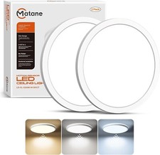 Sensor de movimento LED luz de teto com fio, 15W 1500LM luminária de montagem embutida com comprar usado  Enviando para Brazil