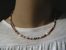 Kette rocailles perlenkette gebraucht kaufen  Gablingen