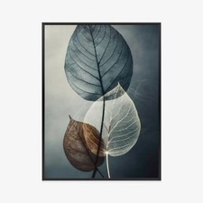 Plakat w ramie liście Minimalistyczne szkice Premium na sprzedaż  PL