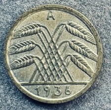 Reichspfennig 1936 deutsches gebraucht kaufen  Heist