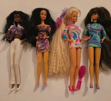 1992 Totally Hair Barbie com Laços de Cabelo, Sapatos, Vestido Original Barbie Lote Extras  comprar usado  Enviando para Brazil