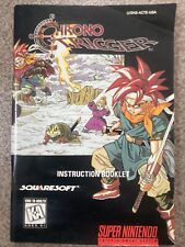 Chrono Trigger SNES manual de instruções livreto autêntico com danos causados por umidade comprar usado  Enviando para Brazil