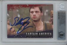 Usado, 2011 Sebastian Stan Assinado Primeiro Vingador Capitão América Soldado Invernal Beckett comprar usado  Enviando para Brazil