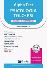 Alpha test psicologia usato  Italia