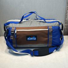 Usado, NOVA Bolsa de Duffle Kavu Little Feller Mochila Conversível Azul Marrom Sépia Céu comprar usado  Enviando para Brazil