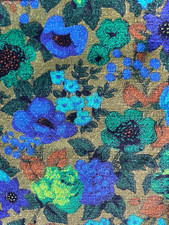 Vintage 1960 barkcloth for sale  Wyoming