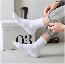 Meias esportivas masculinas de algodão liso liso 9-24 pares corte baixo tamanho 8-13, usado comprar usado  Enviando para Brazil