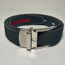 Usado, Nexbelt NOVO Cinto de Catraca de Golfe Trançado Cinza Carvão Corte para Caber SBC7721 comprar usado  Enviando para Brazil