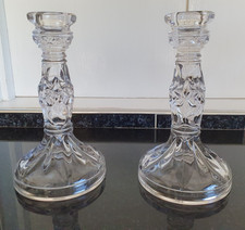glass candlesticks for sale  IVYBRIDGE