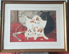 Jack russell watercolour for sale  DUNMOW