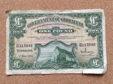Gibraltar one pound for sale  REDHILL