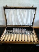 Vintage fish cutlery for sale  BARNSLEY