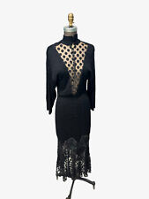 Vintage black crepe for sale  Hempstead