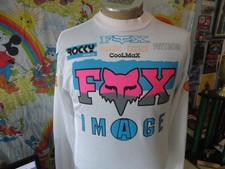 Camiseta manga longa vintage Fox Racing Coolmax Image motocross jersey almofadas G comprar usado  Enviando para Brazil