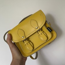 Zatchels satchel yellow for sale  LONDON