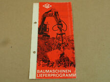 Prospekt baumaschinen lieferpr gebraucht kaufen  Merseburg