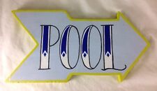 Placa de flecha de madeira pintada à mão para piscina decoração de bar para casa tatuagem de madeira exclusiva comprar usado  Enviando para Brazil