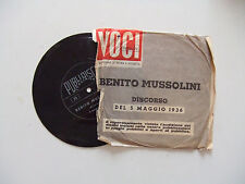 Benito mussolini discorso usato  Tuscania