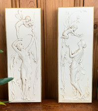 Pair vintage art for sale  STOKE-ON-TRENT