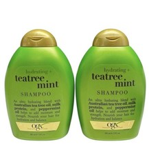 Usado, (2) Xampu OGX Hydrating + Teatree Mint 13 oz Tea Tree sem sulfato comprar usado  Enviando para Brazil