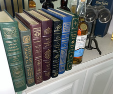 Lot leather books for sale  Naples