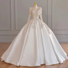vestido de noiva marfim tamanho pequeno 4 com trem comprar usado  Enviando para Brazil