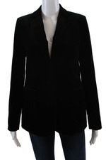 Jaqueta Blazer Feminina Frame Atelier Algodão Veludo Abotoado Único Preta Tamanho P comprar usado  Enviando para Brazil