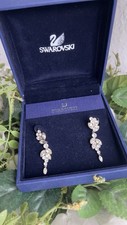 Swarovski hrringe silberfarben gebraucht kaufen  Leverkusen