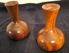 Vaso de flores Jarrah madeira eucalipto Austrália Ocidental conjunto 2 comprar usado  Enviando para Brazil