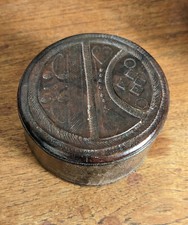Leather embossed rounded for sale  LONDON