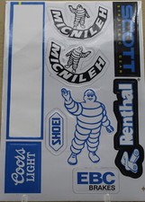 Adesivi michelin shoei usato  Sarzana