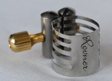 Ligadura tenor Rovner Platinum Series HR soprano/corpo fino metal sem reserva, usado comprar usado  Enviando para Brazil