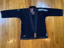 Venda quente Shoyoroll lote #30 como queijo preto (crianças) jiu jitsu gis com bolsa comprar usado  Enviando para Brazil