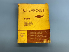 Chevrolet 1962 catálogo de piezas y accesorios de carrocería camión Corvette Impala segunda mano  Embacar hacia Mexico