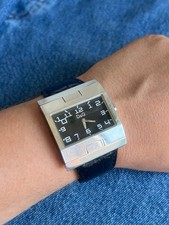 Relógio masculino Dolce & Gabbana aço metal cromado robusto relógio D&G Time anos 2000 Y2K, usado comprar usado  Enviando para Brazil