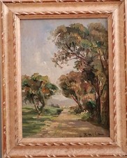 Dipinto paesaggio secolo usato  Cagliari