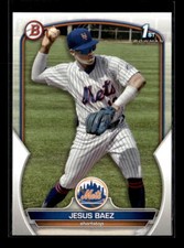 Lote de 5 cartões 2023 Bowman Prospect Paper Jesus Baez New York Mets 1º #BP-12 comprar usado  Enviando para Brazil