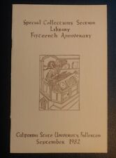 Special collections section for sale  Murrieta